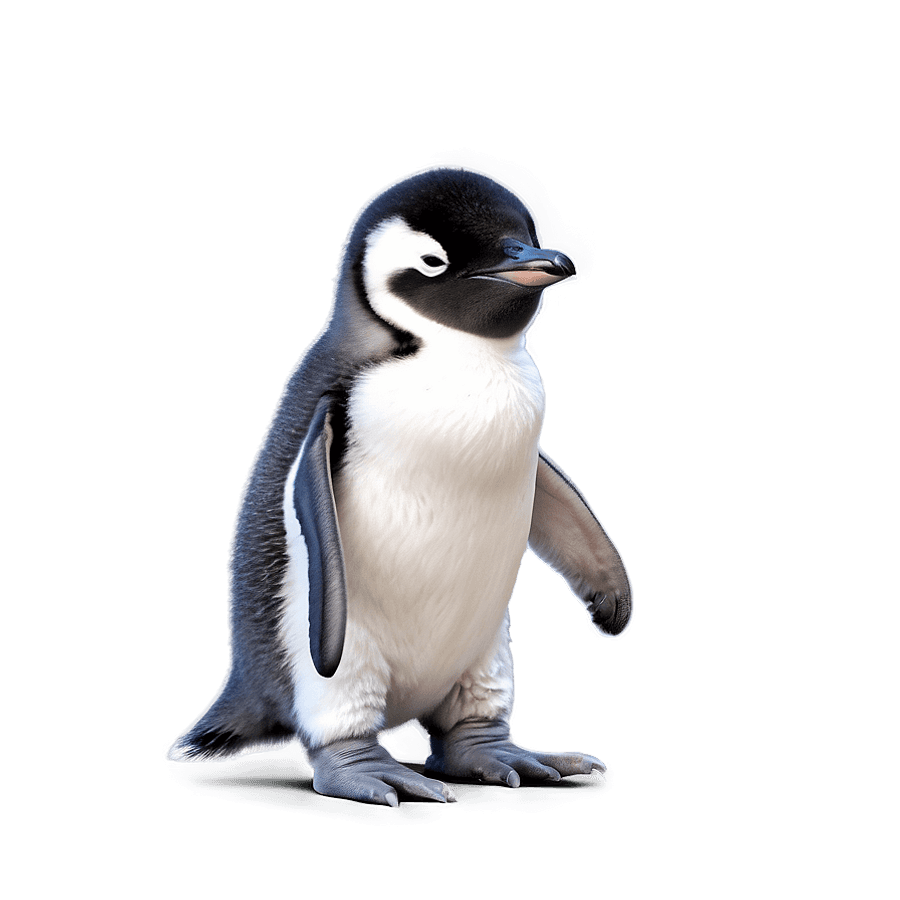 Walking Baby Penguin PNG 13
