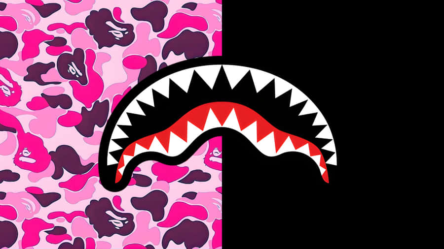 Mochila Tubarão Camo Rosa Sprayground