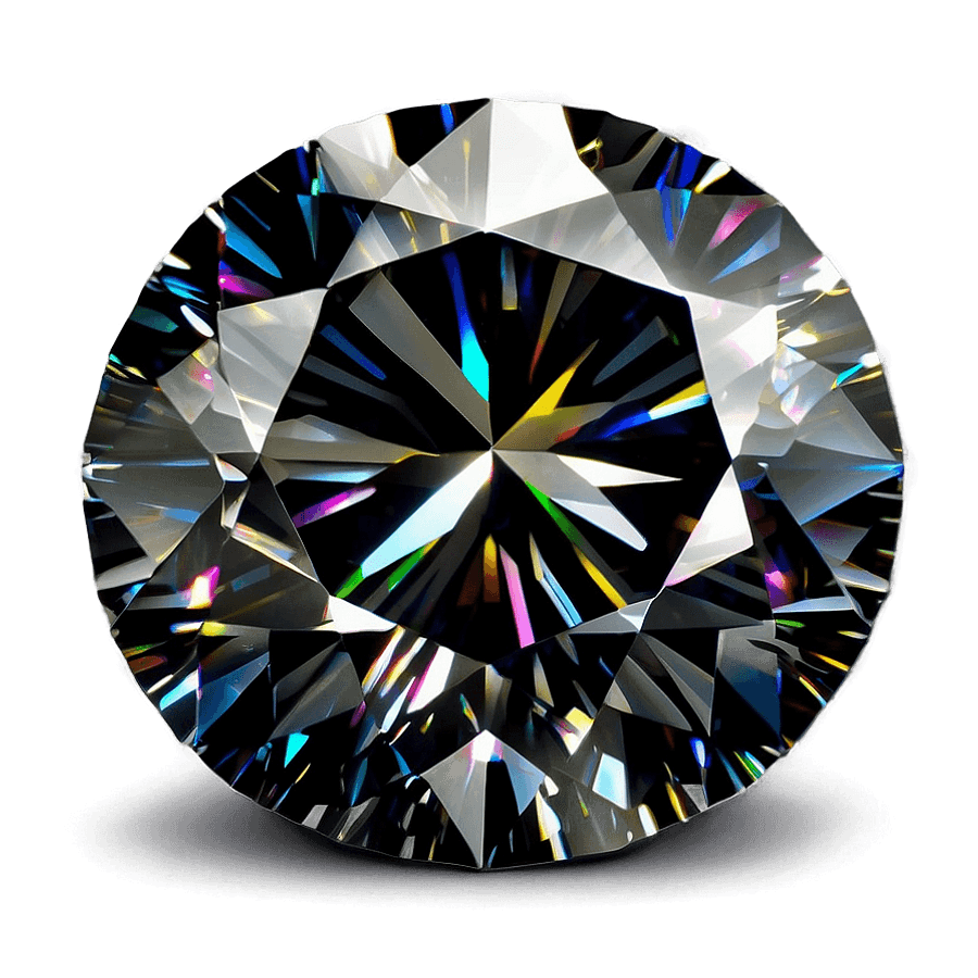 Black Color Diamond PNG 12