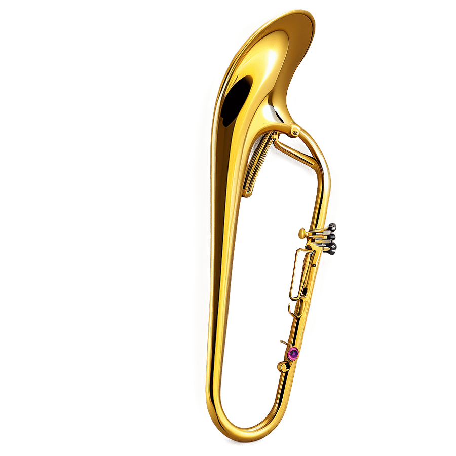 Mardi Gras Trombone PNG 05232024