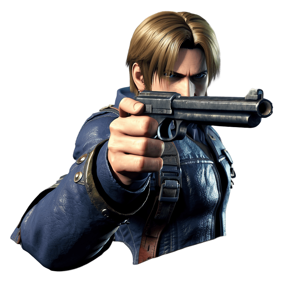 Leon Kennedy Video Game Icon PNG nvt