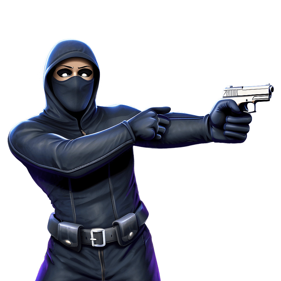Cartoon Robber PNG 06212024