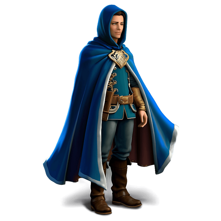 Wanderer with Cloak PNG 80