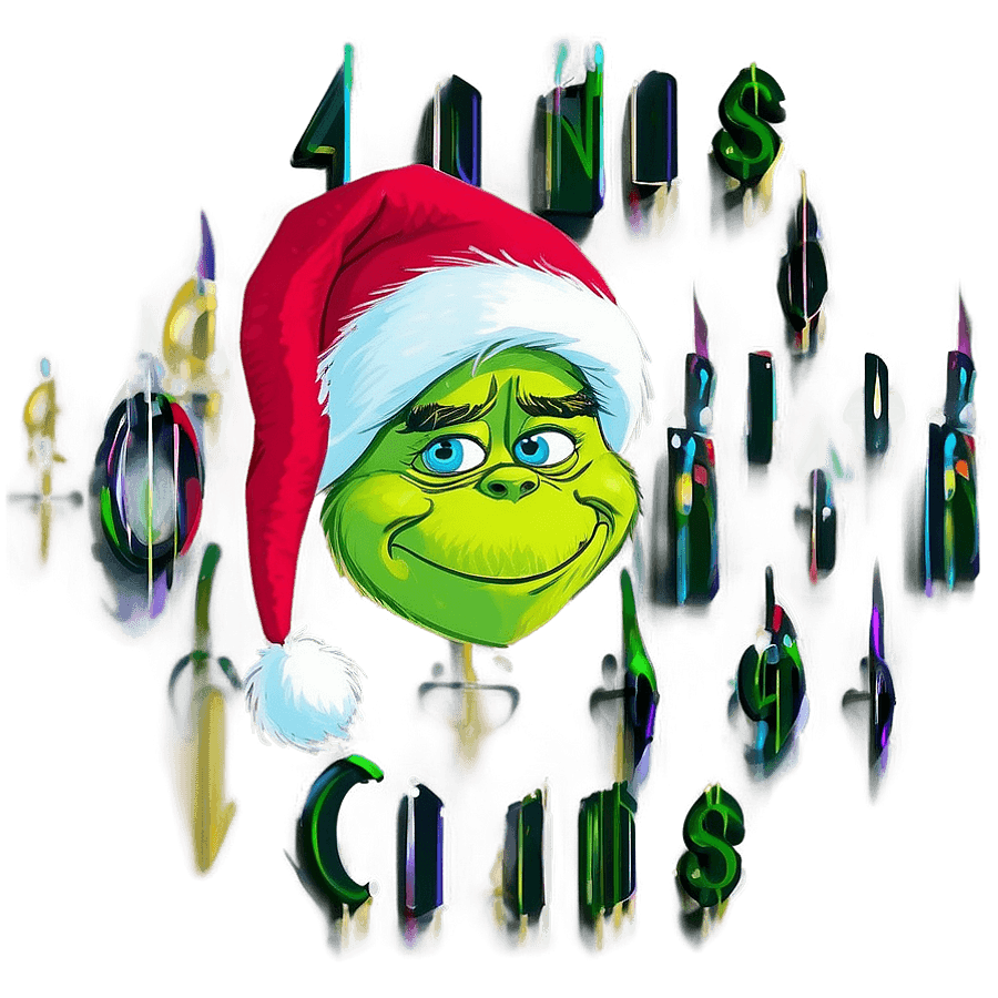 Grinchmas Celebration Vibes PNG kmr