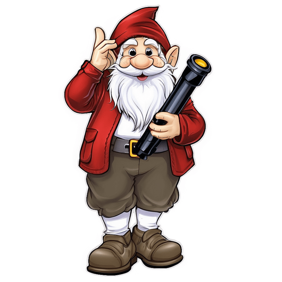 Gnome with a Telescope PNG 05252024