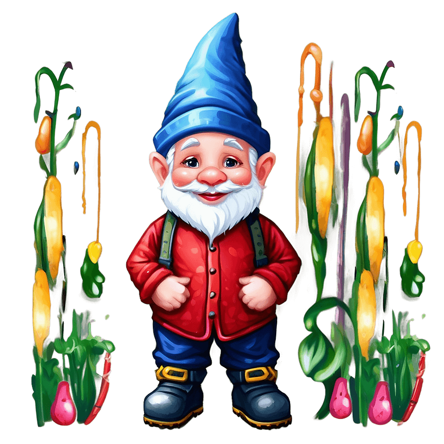 Cute Cartoon Gnome PNG 52
