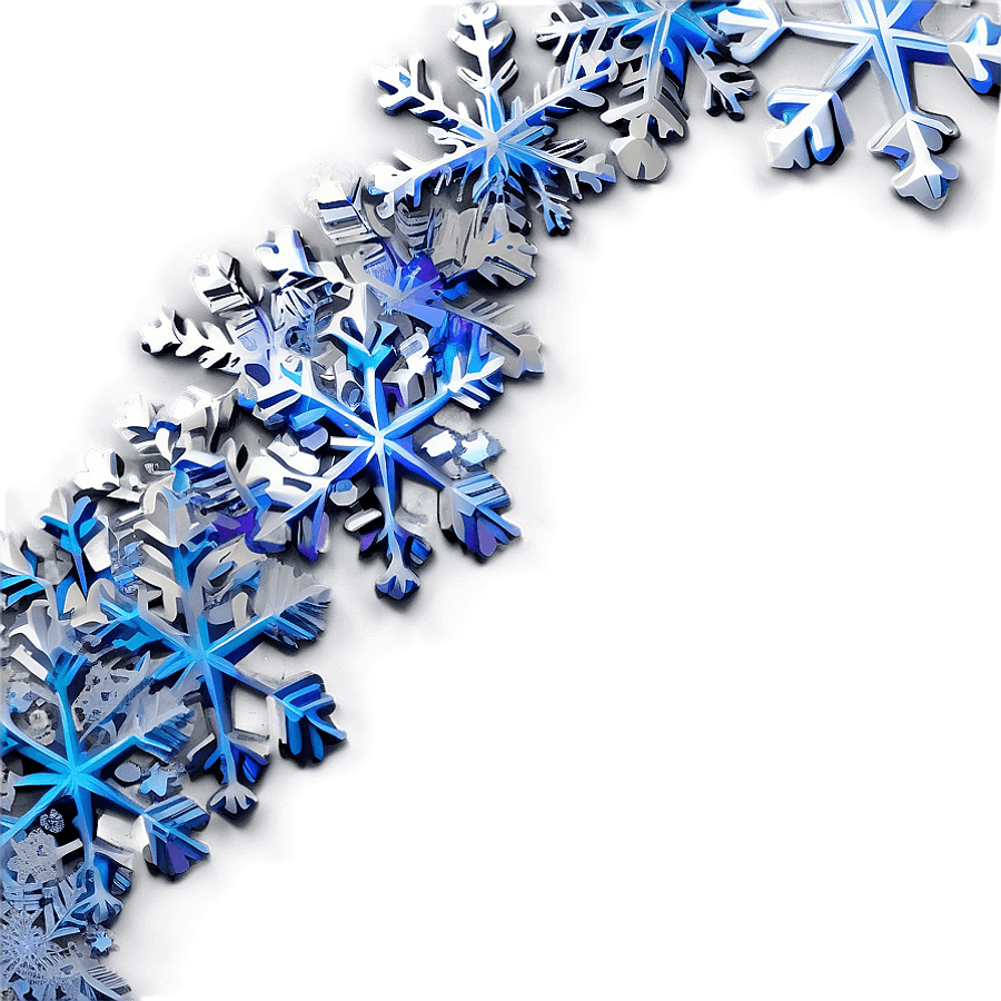 Abstract Snowflakes Background PNG fia12