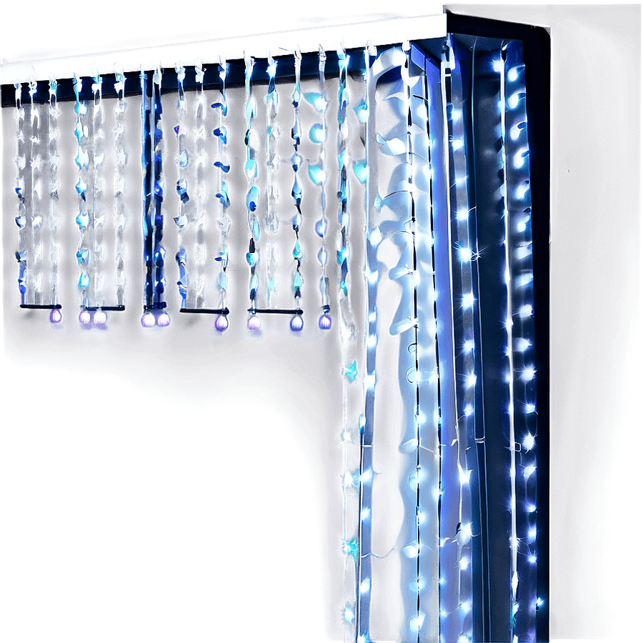 Sparkling Curtain Lights PNG lay