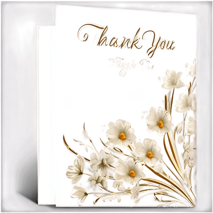 Custom Thank You Card PNG 11