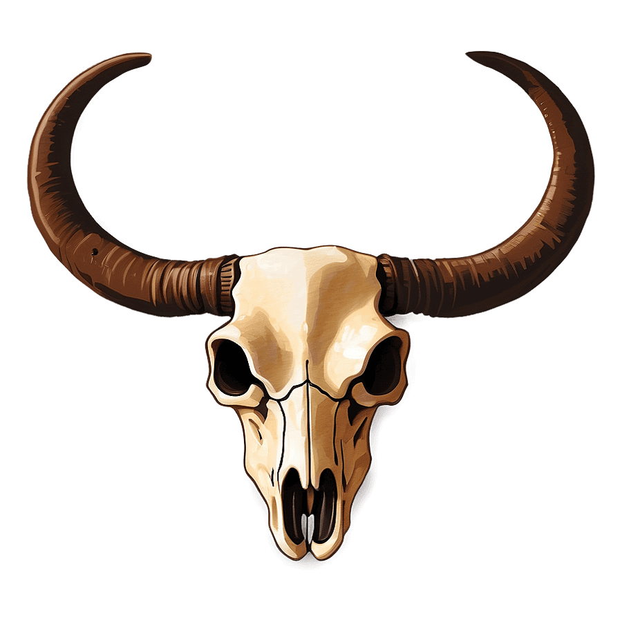 Longhorn Skull with Sunglasses PNG smi23