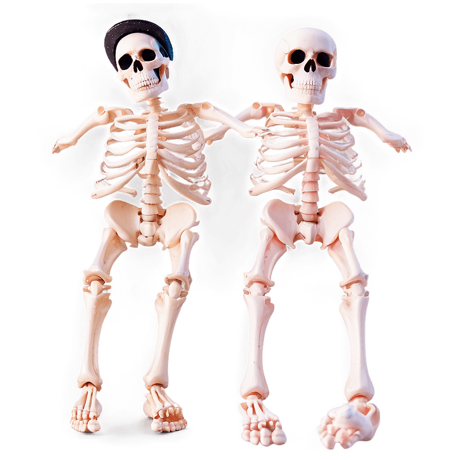 Heartwarming Halloween Skeleton PNG oqu