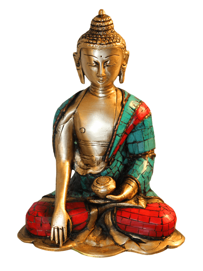 Golden Buddha Statue Meditation Pose