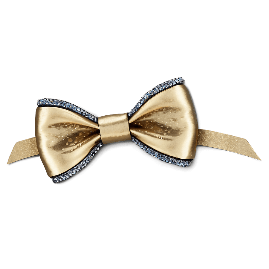 Coquette Bow in Glittery Finish PNG 70