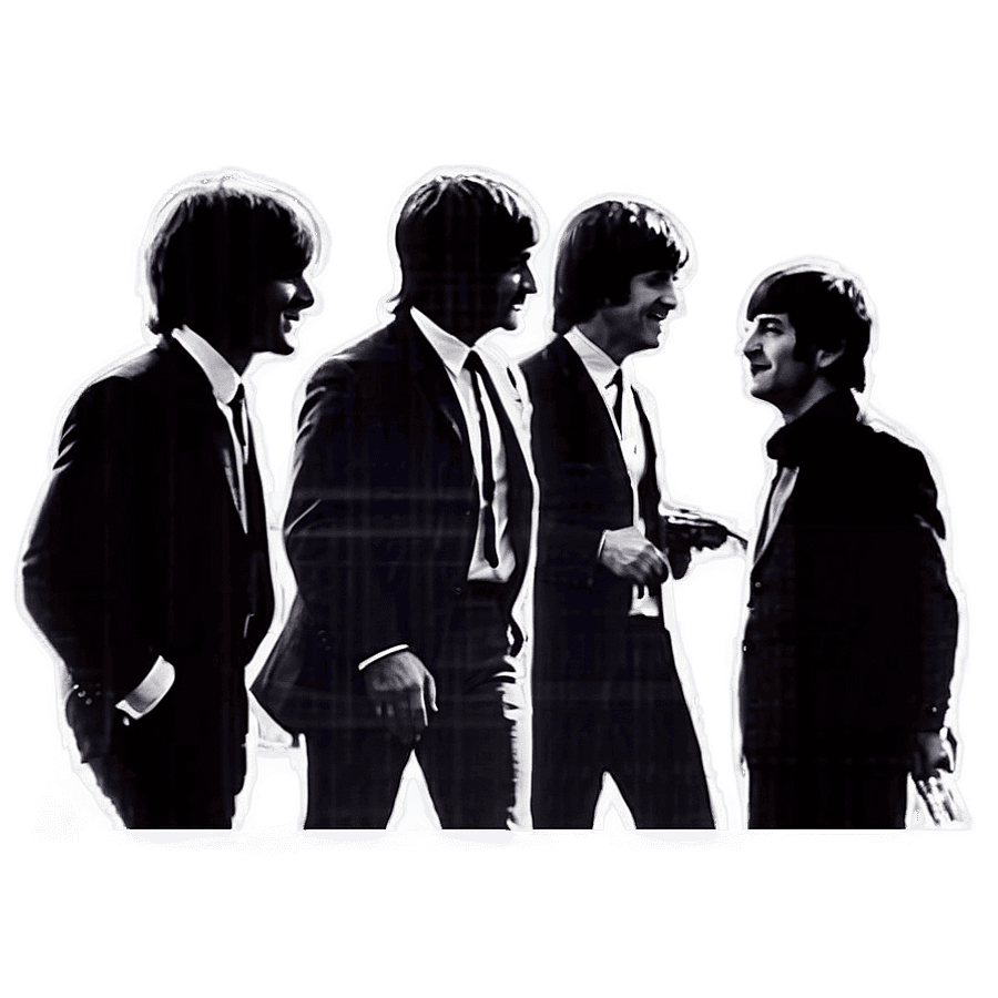 The Beatles Silhouette PNG ekh76