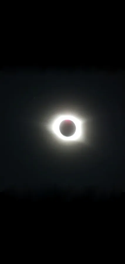 Total Black During An Eclipse
