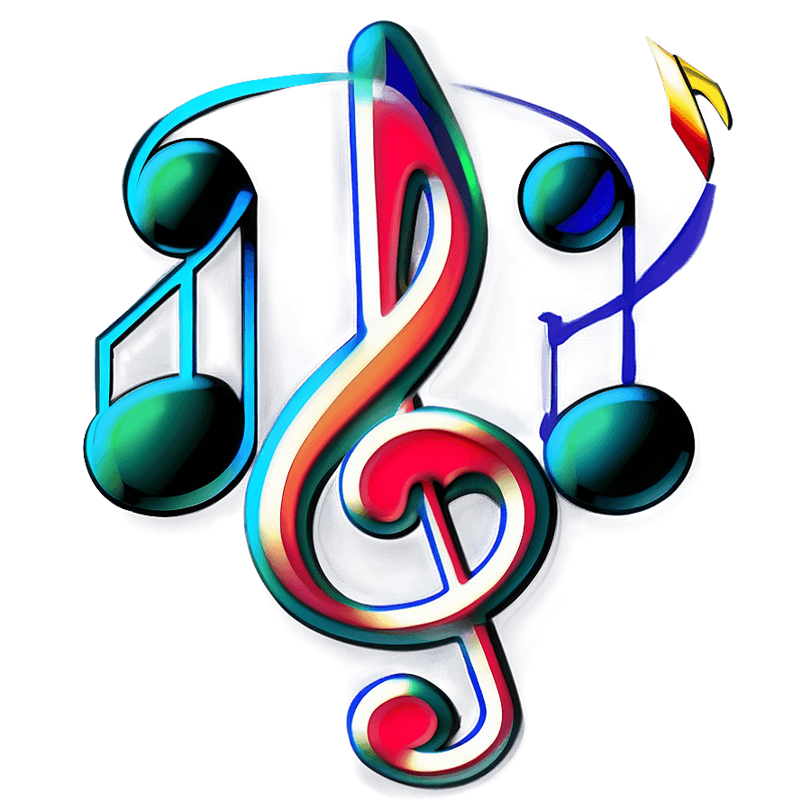 Treble Clef Emblem PNG 05252024