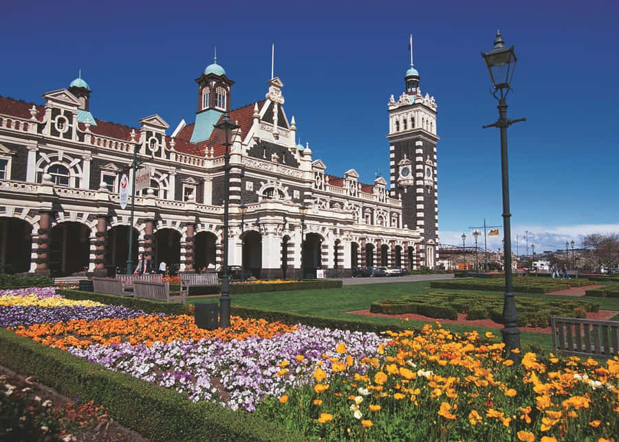 Stazione Ferroviaria di Dunedin Nuova Zelanda