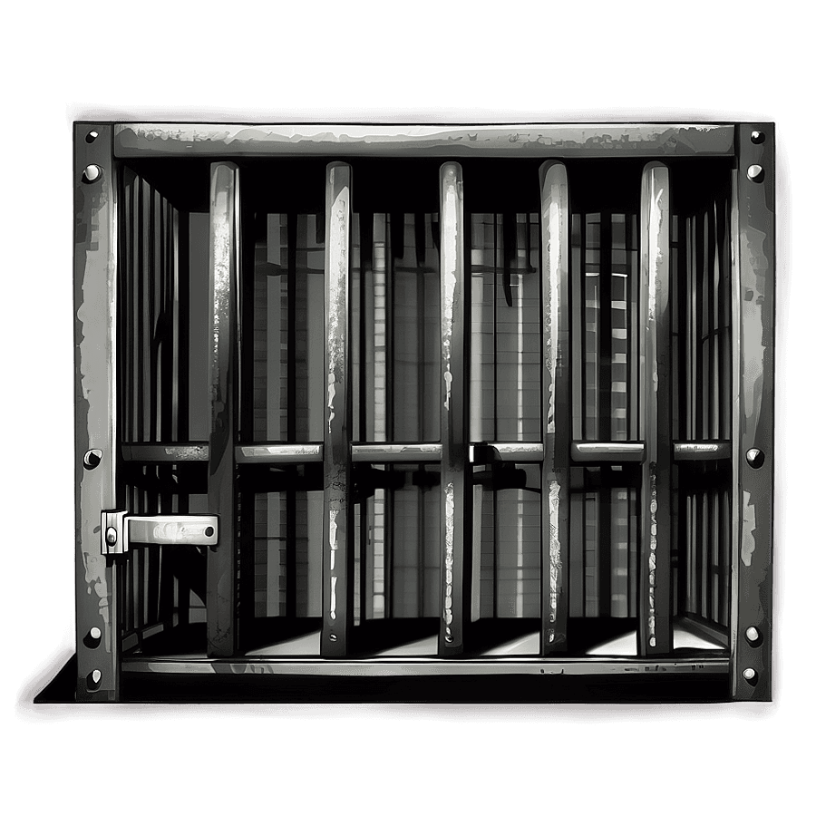 Jail Cell Illustration PNG 05252024