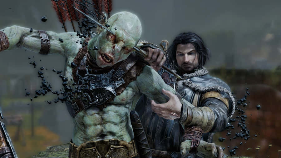 HdHintergrundbild von Shadow Of Mordor Stealth Kill