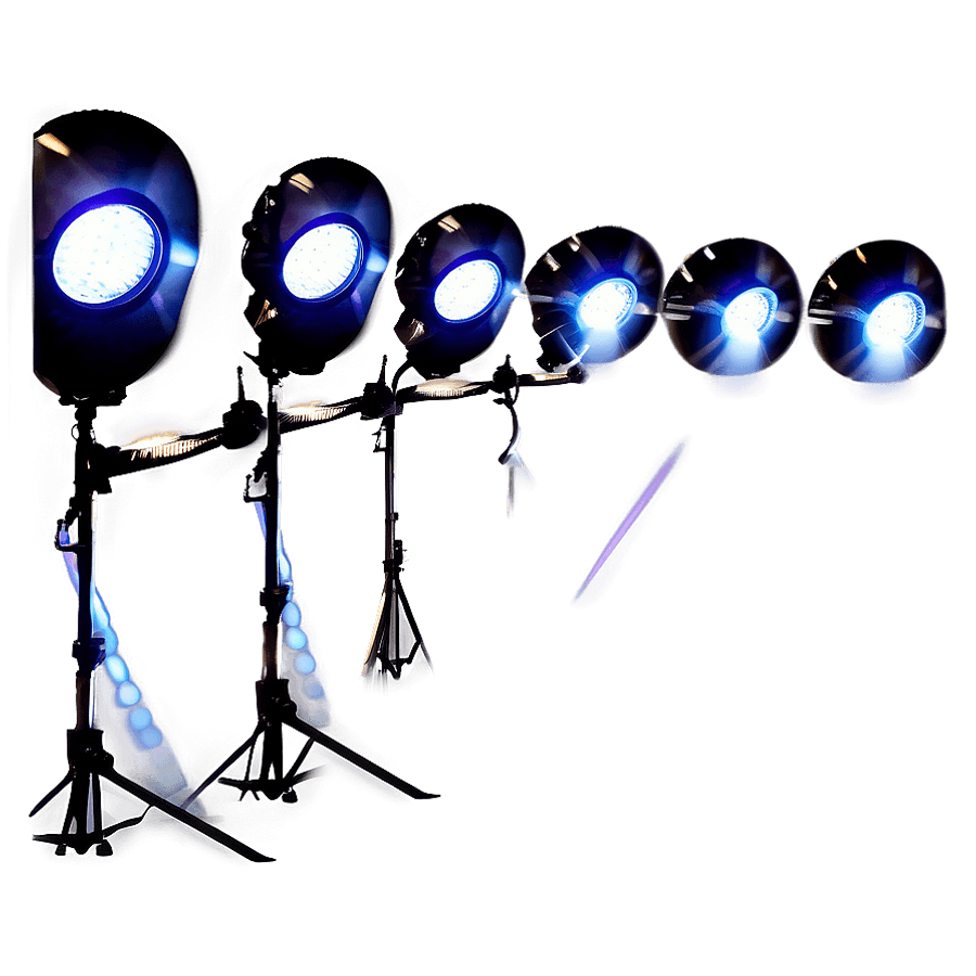 Stage Lights Border PNG 95