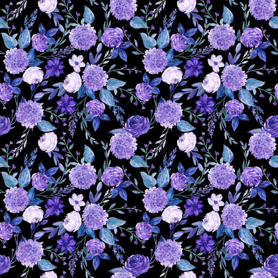 FundoFlorido Roxo Lindo.