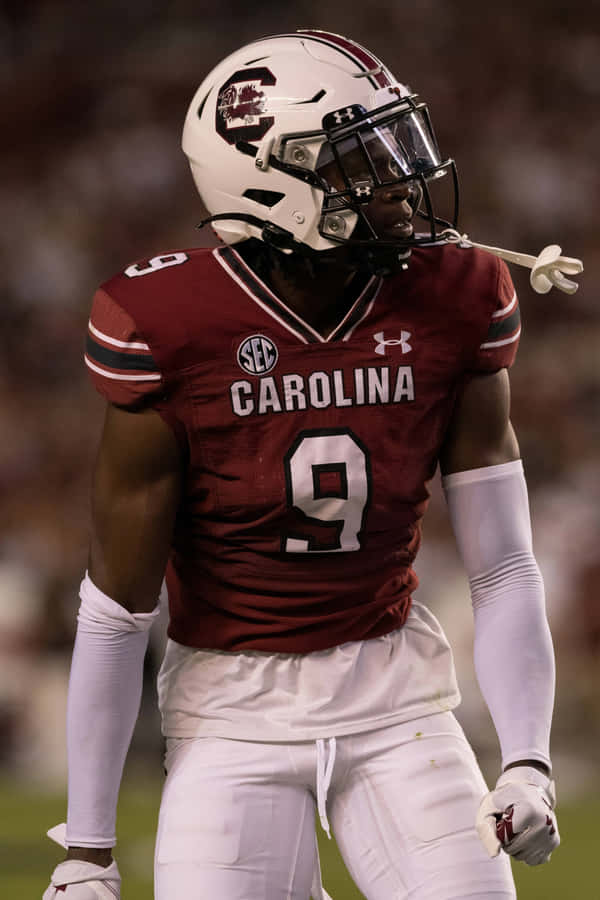 Footballspieler aus South Carolina Nummer 9