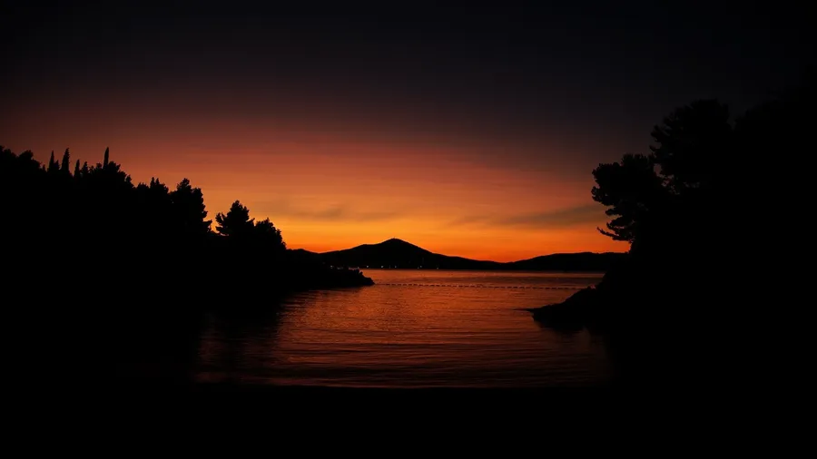 Dark Orange Background