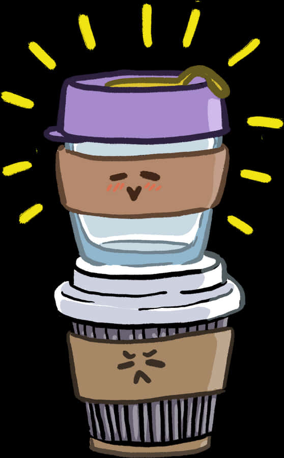 Reusable Coffee Cups - Reusable Coffee Cup Clipart, HD Png Download