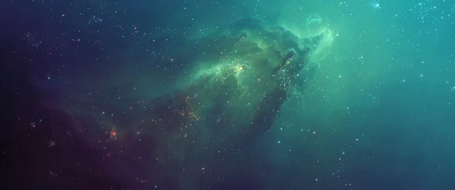 Blue Space Background