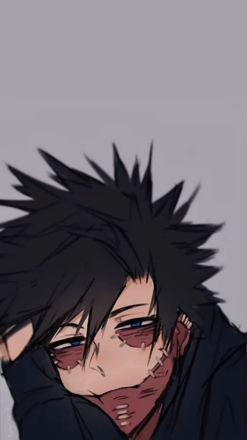 Cute Dabi On A Gray Background