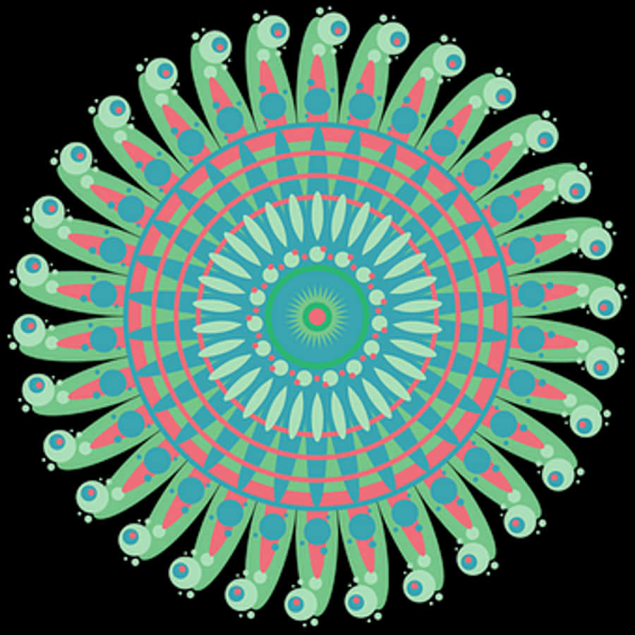 Colorful Abstract Mandala Art