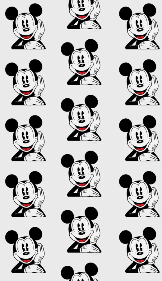 White Mickey Mouse