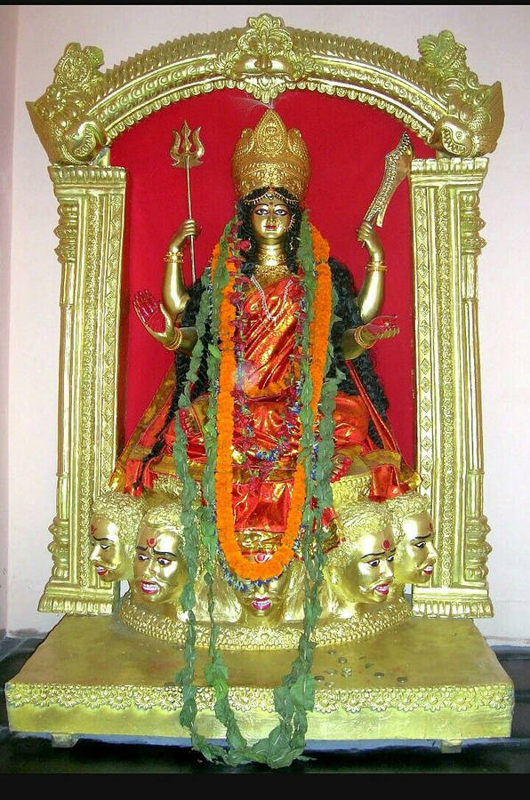Santoshi Maa Chandi Gudinde Tapet