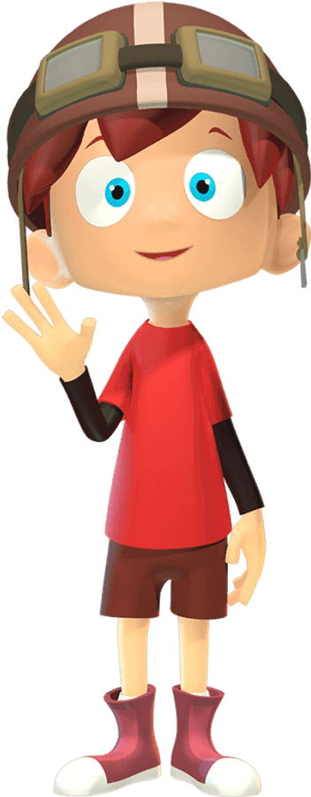 3 D Animated Boy Waving