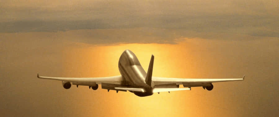 3440x1440p Plane Background 3440 x 1440