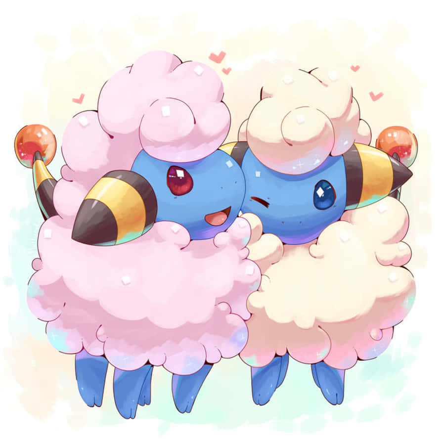 SkinnendeMareep og Klassisk Mareep.