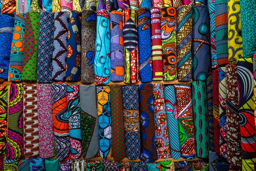 Ivory Coast Patterned Cloth wallpaper