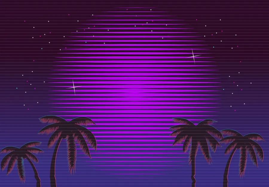 80s Retro background