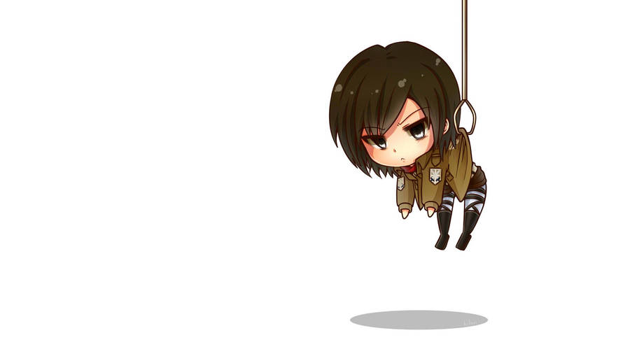 AttackOn Titan PC Chibi Mikasa - Attack On Titan PC Chibi Mikasa