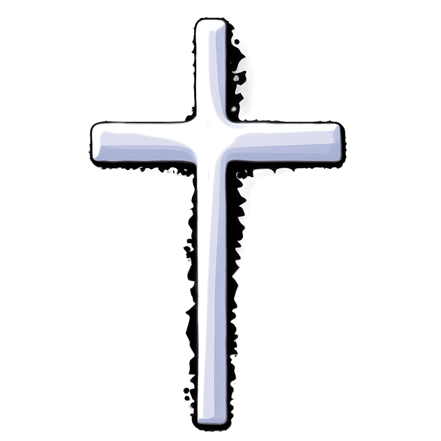 White Cross for Spiritual Use PNG 32