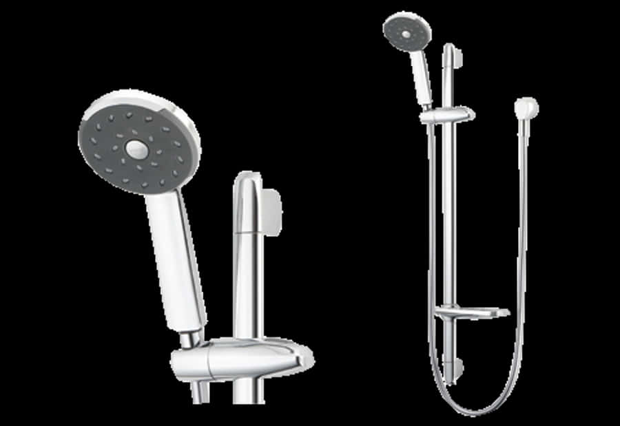 Modern Showerheadand Rail Set
