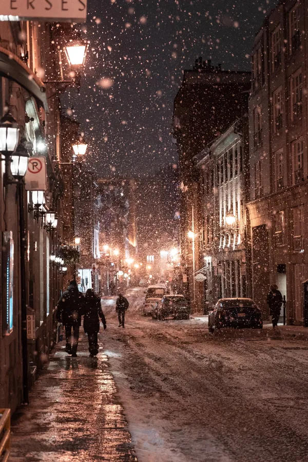 Snowfall background