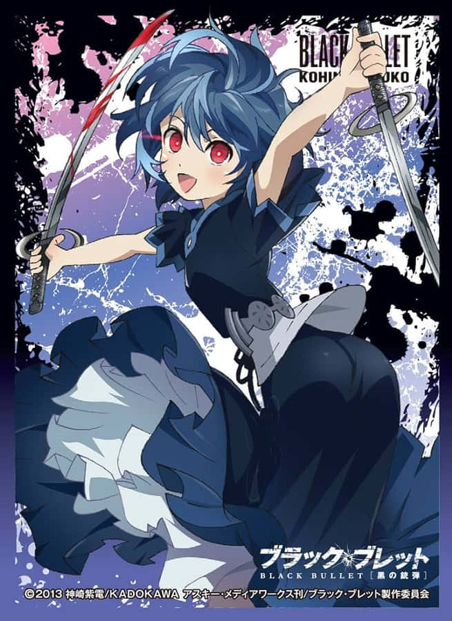 Personagem de Anime Kohina Hiruko de Black Bullet