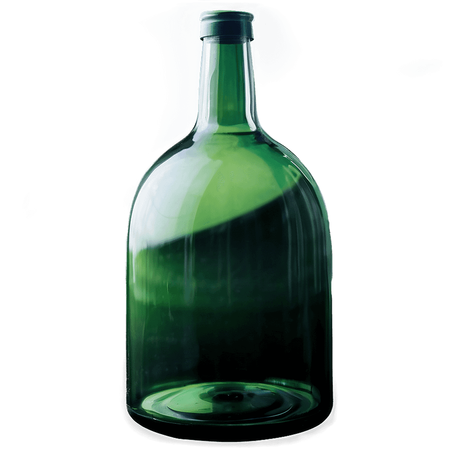 Glass Bottle Silhouette PNG njy29