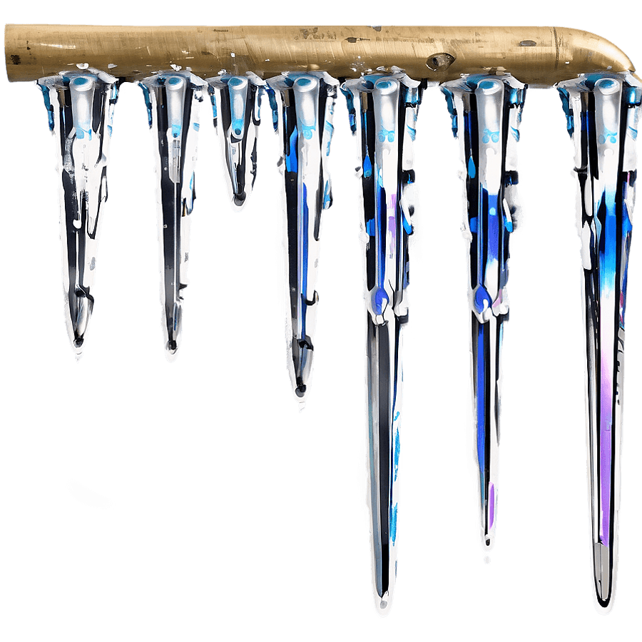 Sparkling Icicles PNG 05252024