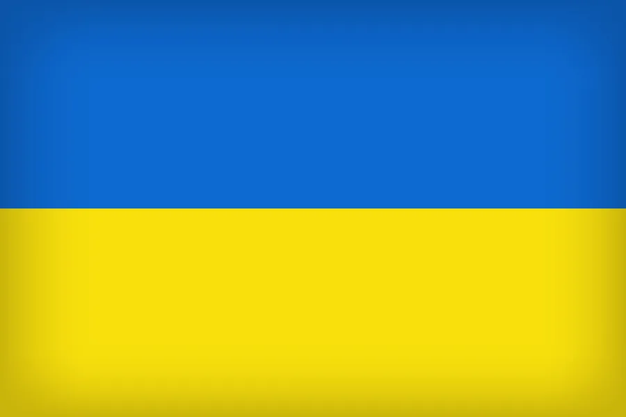 Simple Ukraine Flag