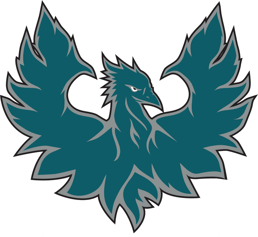 Majestic Blue Phoenix Graphic