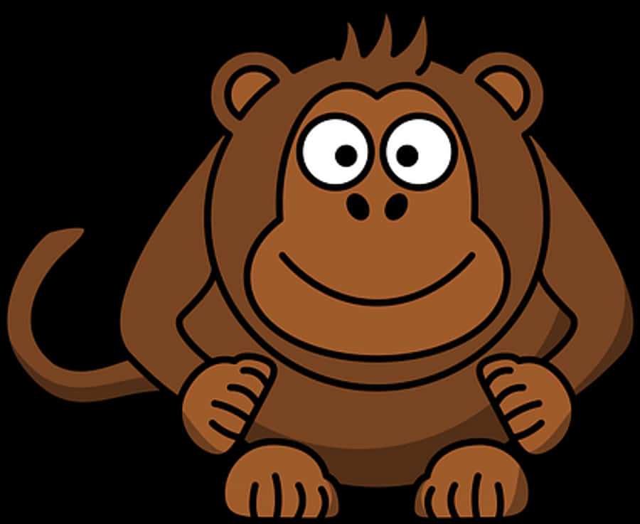 Cartoon Monkey Illustration