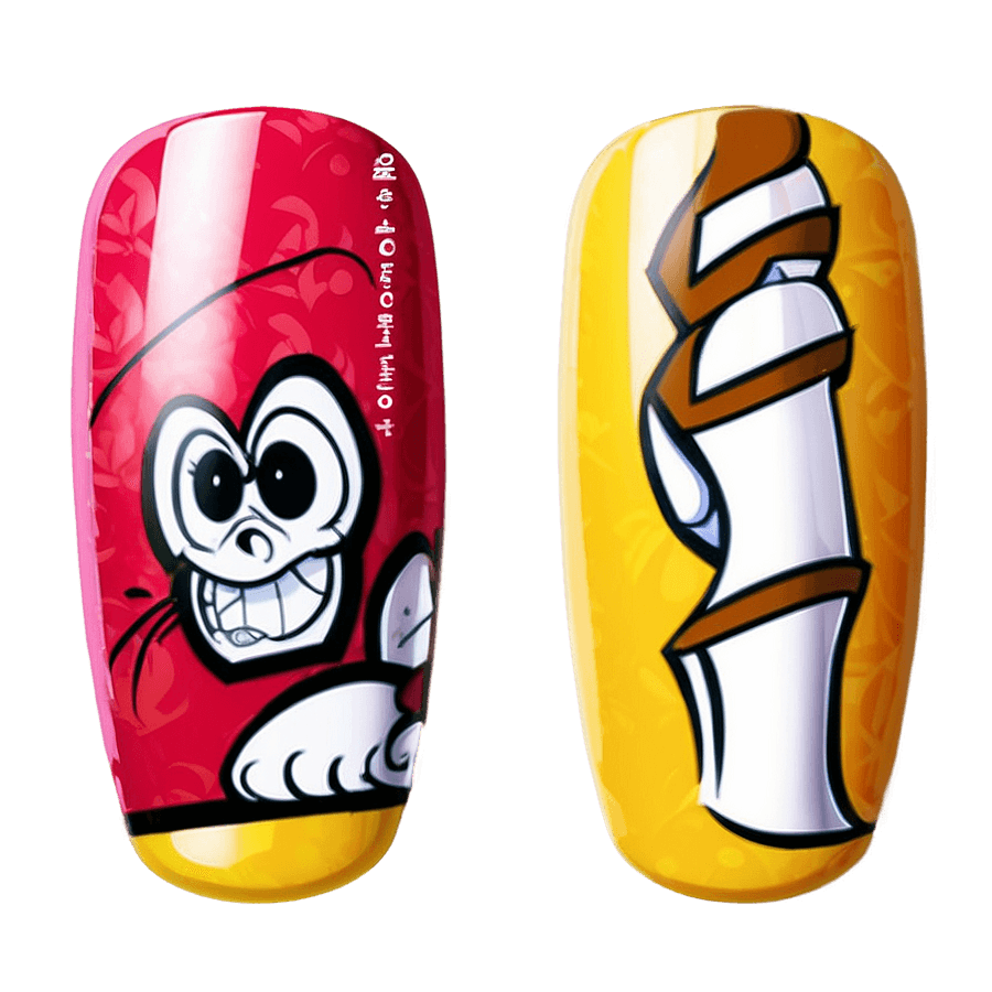 Cartoon Inspired Fake Nails PNG 06272024