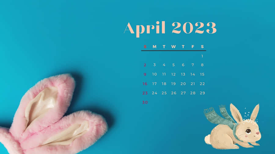 April2023 Kalender: Planen Sie im Voraus für einen produktiven Monat.